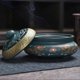 thumbnail image 2 of Incense Burner Ceramic Colour Enamel Exquisite Pattern Retro Incense Cone Holder For Family Meditation Decoration, 2 of 5
