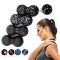 thumbnail image 2 of Pelotas de maní para yoga, masaje corporal, fascia, bloque de espuma, alta densidad, relajación muscular, lacrosse, ejercicio, fitness, alivio del dolor., 2 of 5