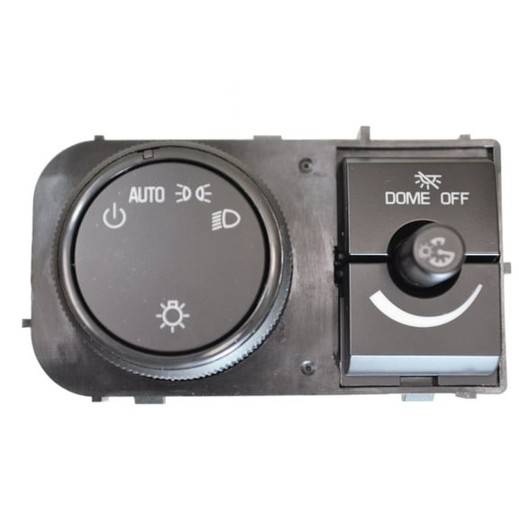 PT Auto Warehouse HLS-11078 - Headlight Switch, Black Trim - without Fog Lights Fits select: 2007-2013 CHEVROLET SILVERADO, 2007-2013 GMC SIERRA