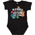 thumbnail image 3 of Inktastic In a World You Can Be Anything Be Kind Autism Awareness Boys or Girls Baby Bodysuit, 3 of 5