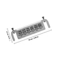 thumbnail image 2 of OUNONA Wraparound Roller Bridge Guitar Parts Anti corrosion Performance Style Silver 1Pack, 2 of 8