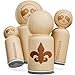thumbnail image 3 of Fleur de Lis Solid Rubber Stamp for Stamping Crafting Planners - 3/4 Inch Small, 3 of 4