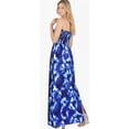thumbnail image 2 of HAPPY BAY Women's Summer A-Line Maxi Smocked Top Slit Dress Long Beach Bohemian Strapless Tube Dresses for Women One Size Iris, Tie Dye, 2 of 3