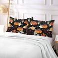 thumbnail image 7 of GZHJMY Halloween Pumpkin Pillowcase Plush Pillowcase for Hair and Skin, Soft Standard Size Pillow Cases Zippered Queen Pillow Case Set of 1-20x26in Home Decor, 7 of 7