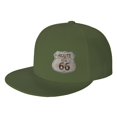 thumbnail image 1 of ZICANCN Route 66 Road Sign Baseball Caps CCaps Asquettes de Camionneur pour Hommes et Femmes, Réglables à Plat Moss Green, 1 of 6