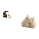 thumbnail image 5 of Juego de sujetalibros decorativos de cerámica para decoración del hogar, sujetalibros, topes, escultura artística de , adecuado para sala de, 5 of 8