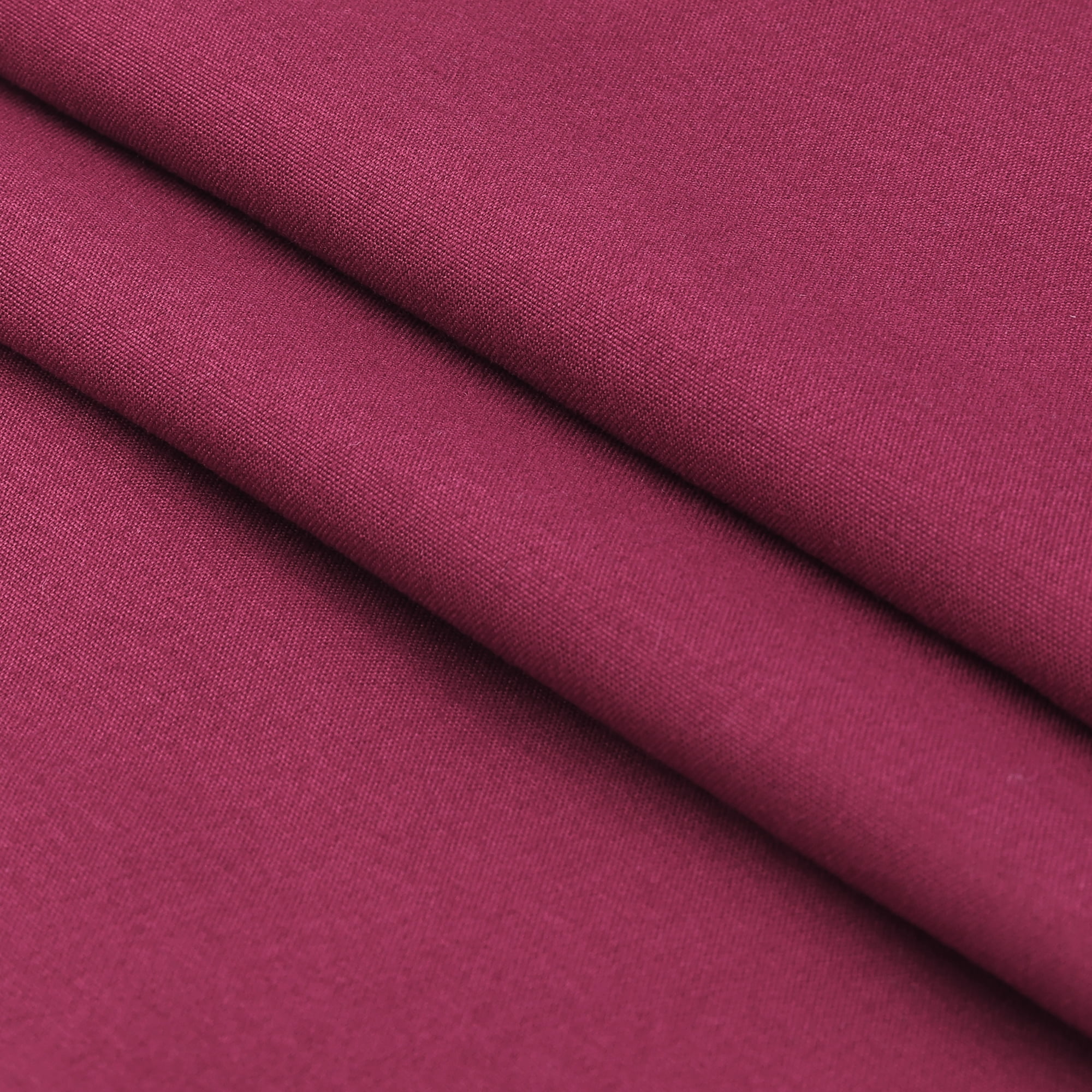 Unique Bargains Solid Color Envelope Closure Pillowcase (2 Count) Wine Red Queen