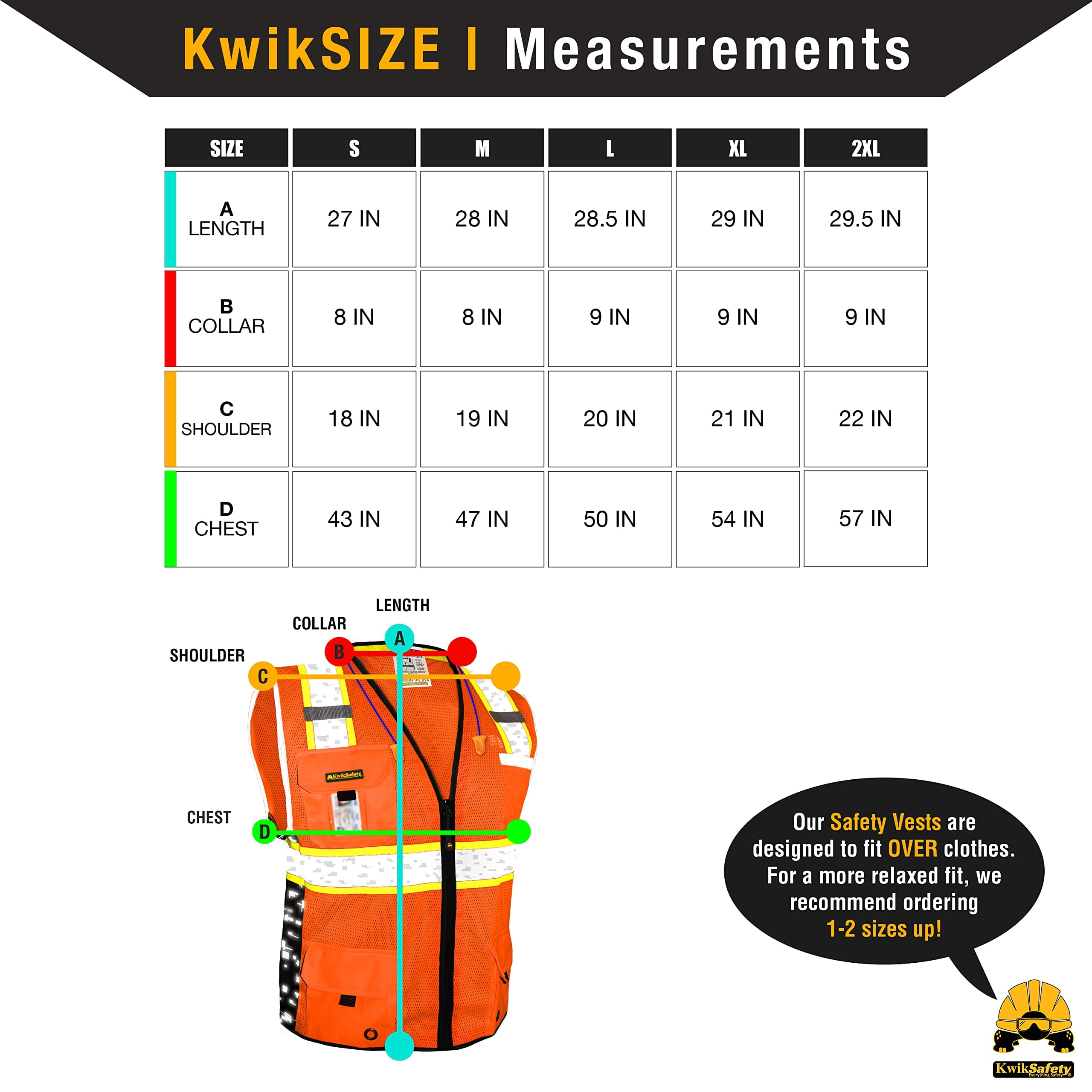 KwikSafety (Charlotte, NC) BIG KAHUNA DIGITAL Safety Vest (LIMITED EDITION) ANSI Class 2 OSHA Reflective High Visibility Heavy Duty Surveyor Construction Mesh Vis Zipper Men Work | Orange Extra Large