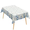 thumbnail image 5 of Nanqianyi Light Blue Watercolor Floral Rectangle Tablecloth,60x102 Inch,Waterproof Table Cover for Dining Party Kitchen Decor, 5 of 7