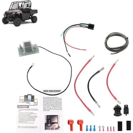 munirater  UTV-SBI-CM Retrofit Dual Battery Kit Replacement for Pioneer 1000/700/500