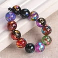thumbnail image 3 of U8MO Round 6mm 8mm 10mm Shiny Patterns Crystal Glass Loose Beads For Jewelry Making-Color 8-8mm 30pcs, 3 of 5