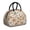 Mushroom and Eye, variant on Mushroom and Flower White Pattern Insulated Lunch Bag,Leakproof Large Capacity Lunch Box for Work,Picnic or Travel,11.4 X 6.7 X 8.3 Inches