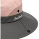thumbnail image 3 of Sombrero de sol con cola de caballo para mujer, protección UV, plegable, de malla, ala ancha, para pesca en la playa$Sombreros de sol con ala ancha con protección UV para mujer, gorra con, 3 of 6