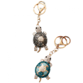 thumbnail image 1 of 2 Pcs Rhinestone Crystal Tortoise Turtle Keychains Handbag Key Holder Keyring for Car Purse Bag Charm Pendant Gifts for Women, 1 of 4