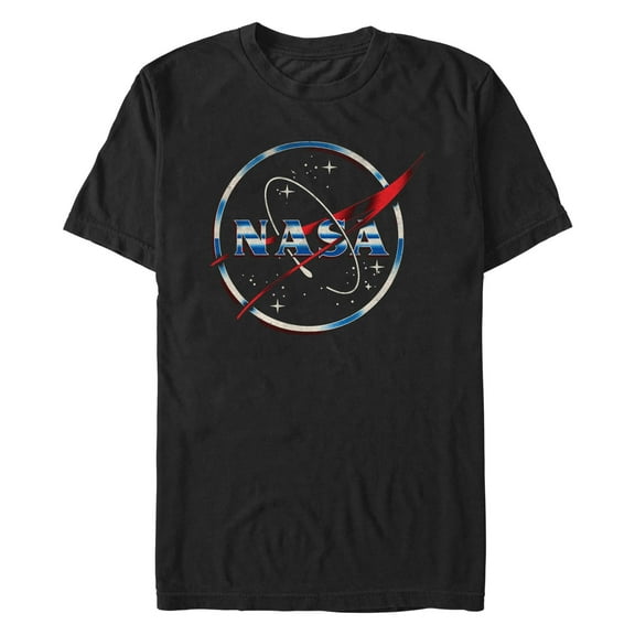 Men's NASA Sparkle Chromatic Logo Graphic T-Shirt