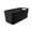 Black-Slim 6.8L, variant on Curver Set Of 4 Large Cube 17l Jute Decorative Plastic Organization And Storage Baskets - Bins For Home Office Closet Shelves Kitchen Pantry All Bedroom White