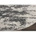 thumbnail image 4 of Nourison Maxell Abstract Ivory/Grey 5'3" x ROUND Area Rug, (5 Round), 4 of 8