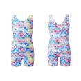 thumbnail image 6 of 3-12T Girls Gymnastics Leotards Toddler Kids Dance Unitards Biketards With Short Mermaid Dancewear, 6 of 6