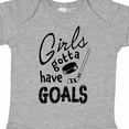 thumbnail image 4 of Inktastic Girls Gotta Have Goals Hockey Player Girls Baby Bodysuit, 4 of 5