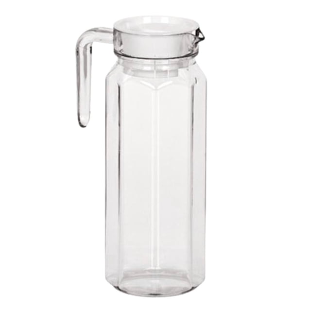 Jarra de agua, recipiente para bebidas, dispensador de bebidas, jarra de agua, jarra de acrílico, Maceta octogonal 1100ml