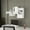 White, variant on Wall Mounted 5-shelf Shelf Unit In Black - Elevates Home Decor & Space Complements Scheme