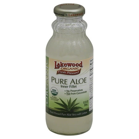 Lakewood Organic Pure Aloe Juice, 12.5 Fluid