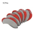 thumbnail image 3 of Unique Bargains Protection Sleeve Visible Window Golf Club Iron Head Cover Gray, Red 10Pack, 3 of 6