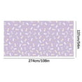 thumbnail image 6 of KCEHTA Easter Tablecloth, 54"x108" Easter Bunny Tablecloth, Easter Egg Tablecloth, Plastic Disposable Rectangle Easter Table Cloth for Picnic Kitchen Dinner Table Birthday Easter Party Tablecloth, 6 of 6