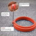 thumbnail image 2 of Baohd Round Silicone Fried Eggs Ring Shaper Non Stick Pancakes Maker Cooking Mold with Handle, Red, 2 of 8