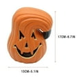 thumbnail image 3 of Feltree Fall Decoration Clearance Pumpkin Light-Up Lantern 6.7in Resin Material Waterproof LED Light Up Lamp Home Table Top Porch Props Decor for Garden Bar Indoor Outdoor, 3 of 9