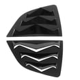 thumbnail image 4 of 2 uds. Rejilla de ventana lateral trasera ABS cubierta de ventilación de aire negra brillante reemplazo para Fit Jazz 2014-2018, 4 of 12