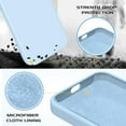 thumbnail image 5 of for iPhone 13 Mini Case Silicone Soft Gel Rubber Cover Shockproof Protective Phone Cases for iPhone 13 Mini 5.4 Inch, Light Blue, 5 of 9