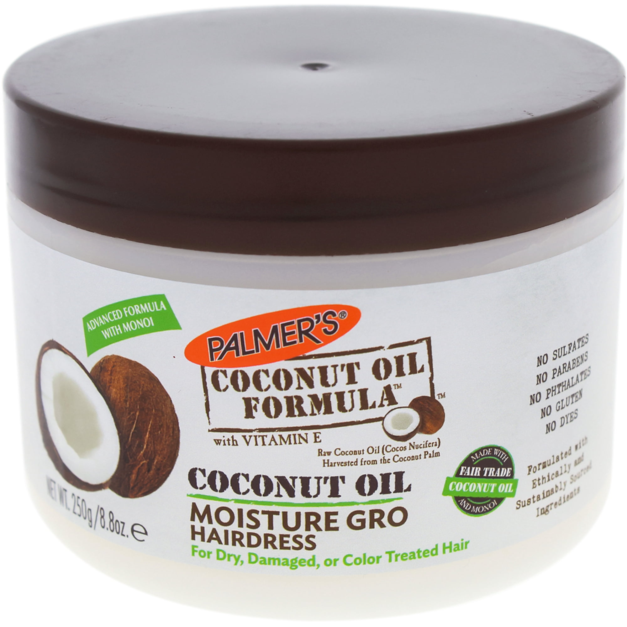 3 Pack Palmer's Coconut Oil Formula Moisture Gro with Vitamin E 8.8 Ounce Each