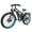 Blue, variant on ORLMS 60V 25Ah Electric Bike for Adult, 3000W Peak Dual Motors, 26" x 4.0" Fat Tire City Commuter E-Bike with Hydraulic Brakes, 35MPH, 7-Speed, UL2849 Certified(Yellow)