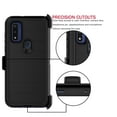thumbnail image 5 of for Moto G Pure / G Power 2022 Case, Built-in Screen Protector Case with Belt Clip Holster Heavy Duty Rugged Shockproof Full Body Protection Kickstand Cover -Black, 5 of 8