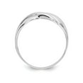 thumbnail image 5 of Cocktail X Dome Polished Ring in 14K White Gold, 5 of 5