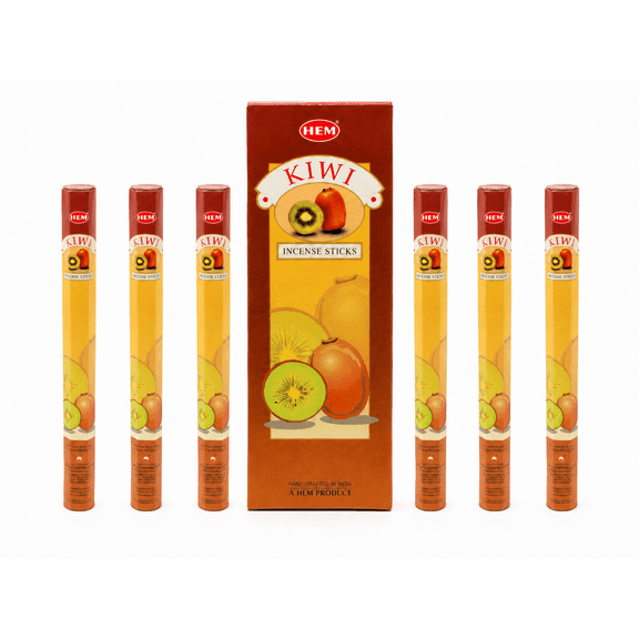 Hem Kiwi Incense Sticks - 120 Stick Bulk Box (6 Inner Tubes of 20)