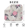 thumbnail image 6 of Microfibre Drying Mat for Kitchen Pink Flower Crown Peony Dish Drying Drainer Mat Absorbent Pioneer Drying Mat Washing Up for Glass, Plate & Cup 16inch X 18inch, 6 of 7
