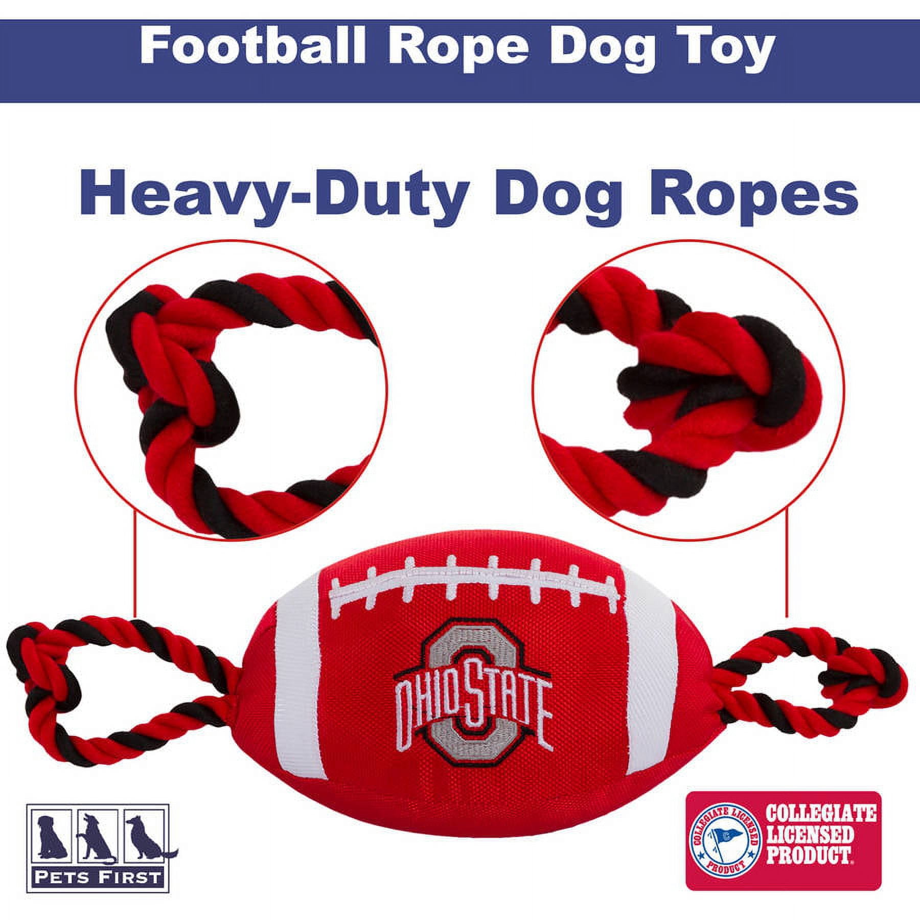 Pets First Collegiate Ohio State Nylon Football-Licensed