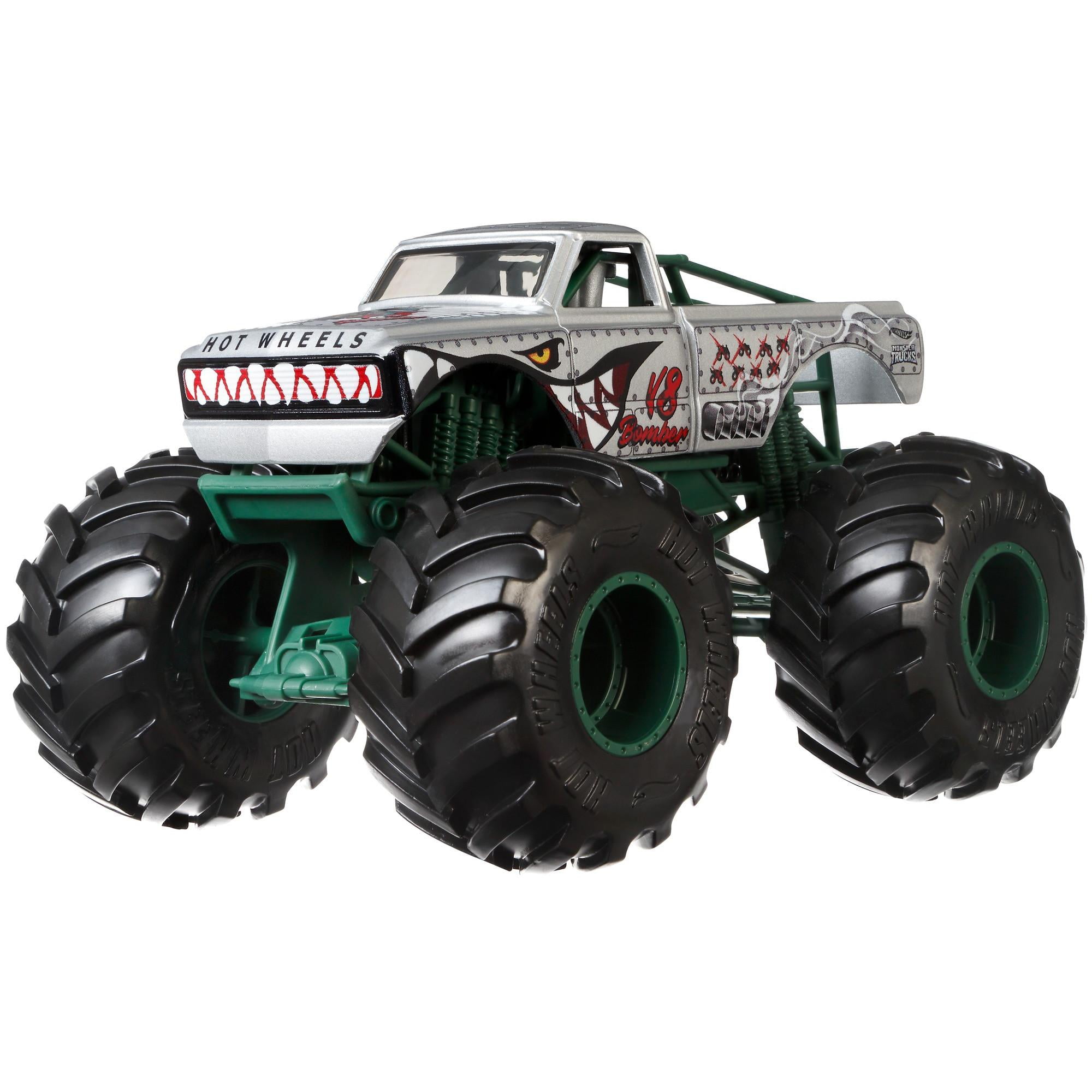 Hot Wheels Monster Trucks 1:24 Scale V8 Bomber Play Vehicle