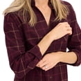 thumbnail image 5 of Jockey Women's Flannel Button Up, 5 of 6