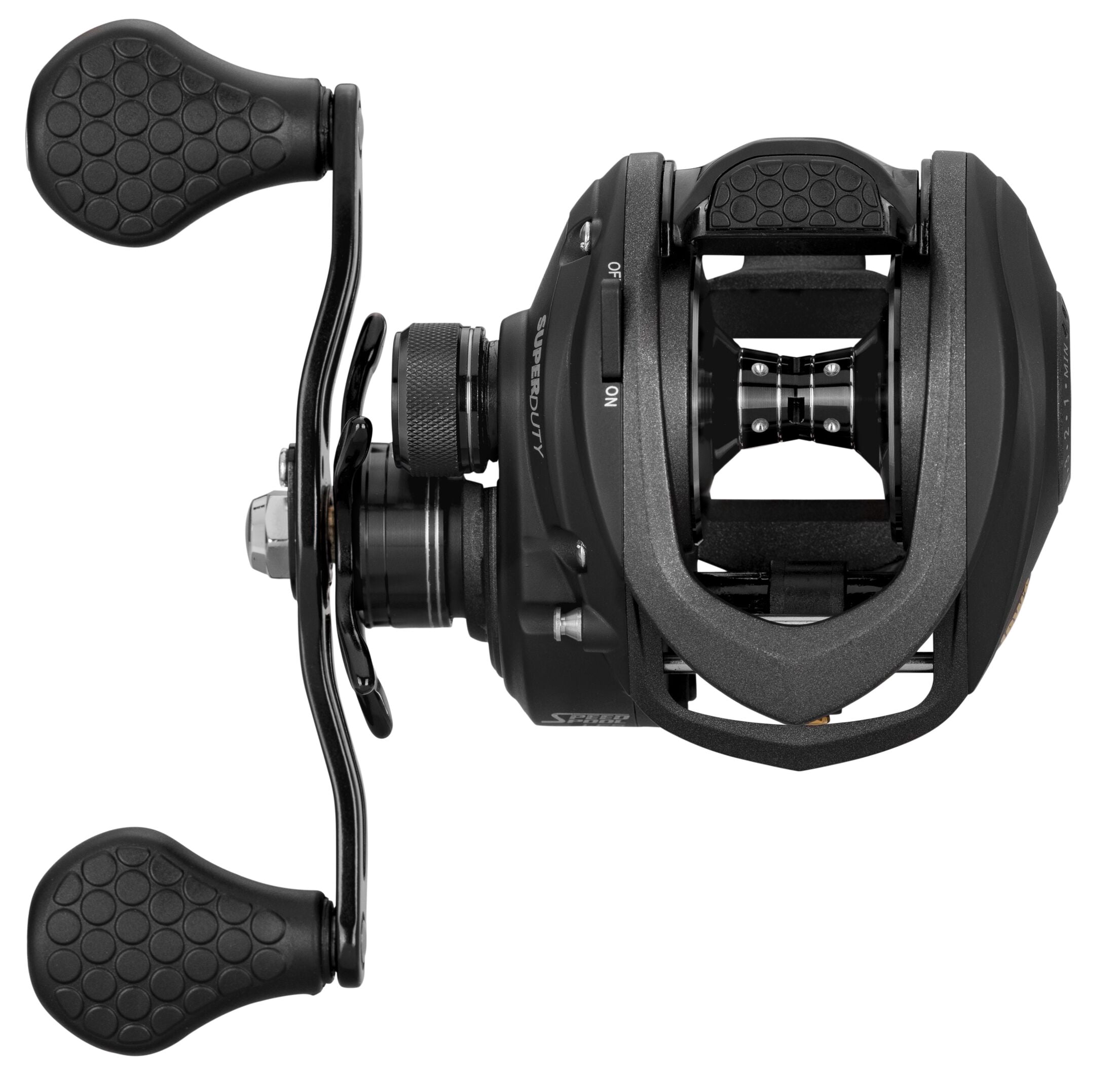 Lew's SuperDuty LFS Baitcast Fishing Reel, 8.3:1 Gear Ratio, Right-Hand Retrieve, Black