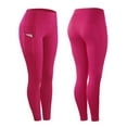thumbnail image 3 of Multi Color Patchwork Pockets, High Waist, High Stretch Sports Running Yoga Pants, 3 of 11