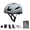 Gray, variant on BIMZUC Smart LED Cycling Helmet Built-in Battery with Turn Signals Remote Control BT App Support Black