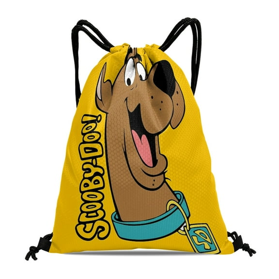 Drawstring Backpack for Scooby-Doo Sackpack Adults Women Men Party Favor Bags Sports for Swimming Gym Travel Hiking Camping Tote Bag 11.8 × 15.7 in