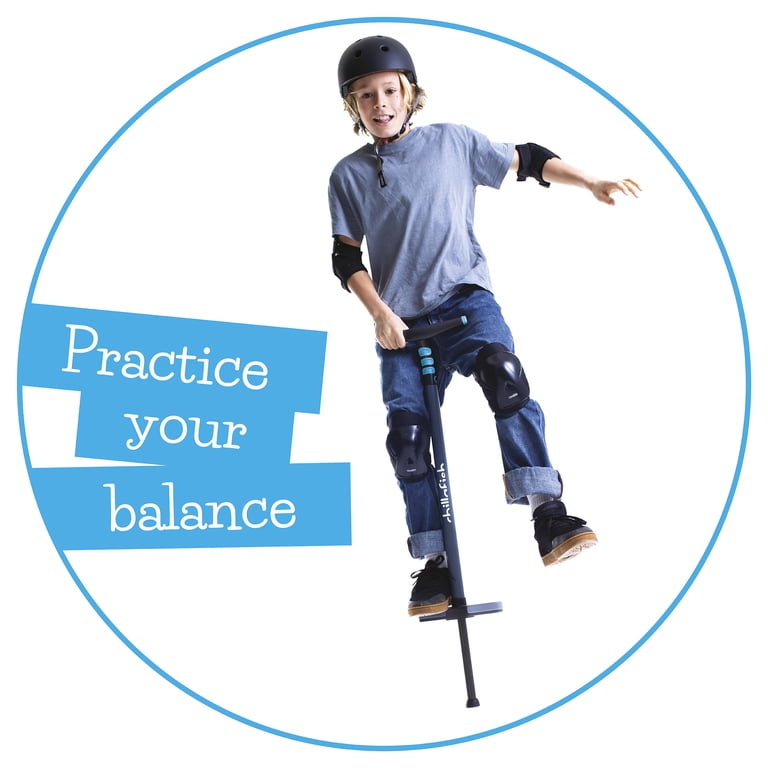 Chillafish Poogie Teen Pogo Stick with Trick Pedal, Ergonomic