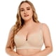 thumbnail image 3 of Sujetador deportivo con escote en V profundo y aro de acero sin costuras, ropa interior brillante, push up de pecho pequeño, ajustable, antiflacidez, 3 of 6