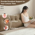 thumbnail image 7 of Lovote Triangular Headboard Pillow with Side Pockets, Chenille Fabric, Bed Rest Reading Pillow, Removable & Washable Cover, Daybed Wedge Pillow for King Beds, 7 of 7