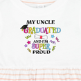 thumbnail image 4 of Inktastic My Uncle Graduated and I'm Super Proud Girls Baby Dress, 4 of 5