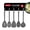 Charcoal, variant on Rubbermaid Silicone Kitchen Utensils Set, Heat-Resistant and BPA-Free Cooking Utensils (5 Pieces), Charcoal